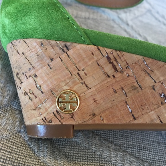 Tory Burch Savannah Suede Demi Wedge Sandal - Picture 5 of 7